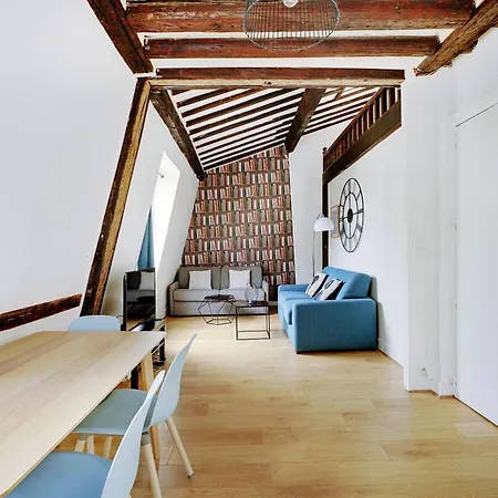 Apartament Parisian Charm In The Heart Of The Marais ! Paryż